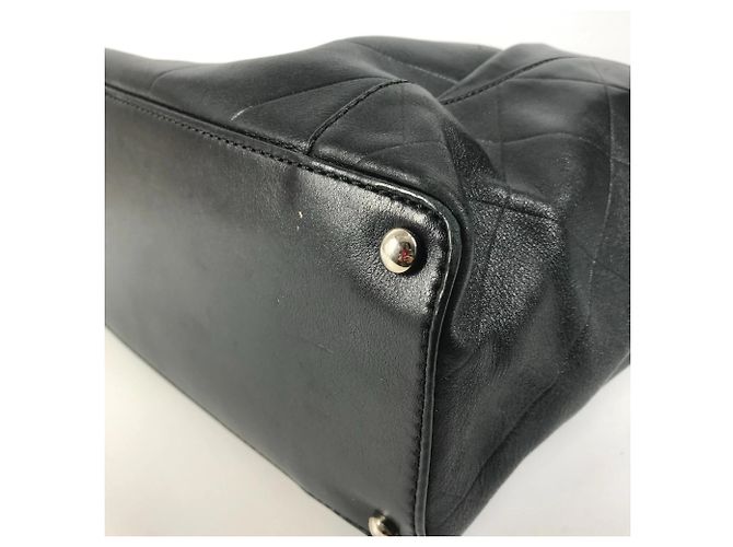Timeless Bolso tote Chanel CC Logo Coco Mark V-Stitch Negro - vista 9