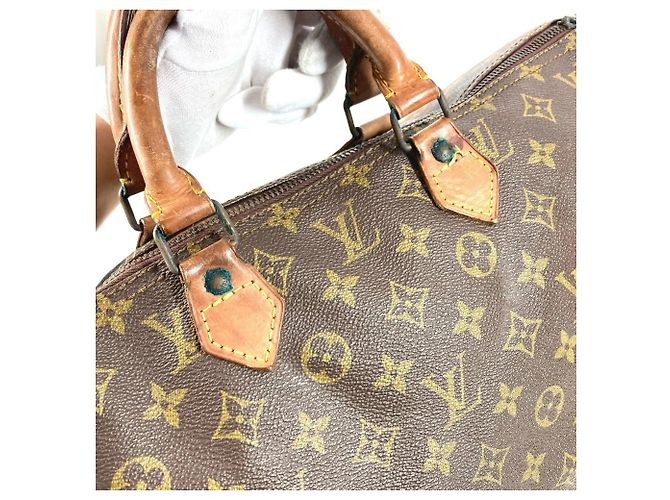 Louis Vuitton Monogram Speedy 40 Tote Bag Braun Monogramm - Ansicht 11
