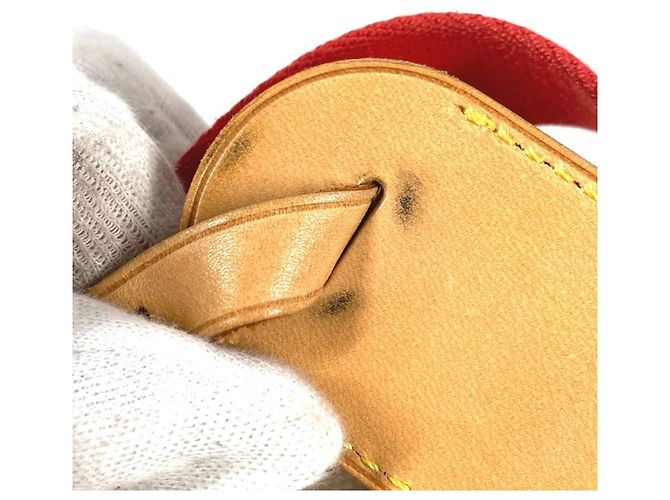 Borsa Tote Louis Vuitton Antigua Cabas PM Rosso Beige - vista 17