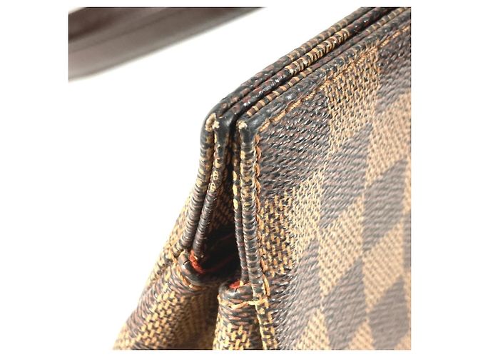 Borsa a Spalla Damier Parioli PM N51123 di Louis Vuitton Marrone Damier ebene - vista 9