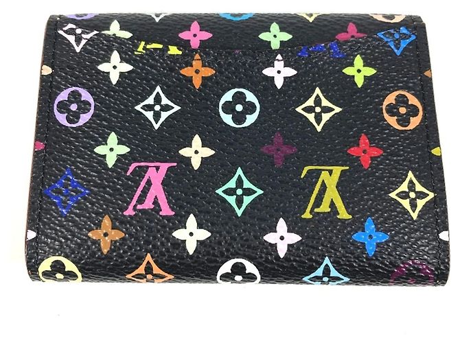 Louis Vuitton Monogram Multicolore Coin Purse Black Multiple colors - view 2