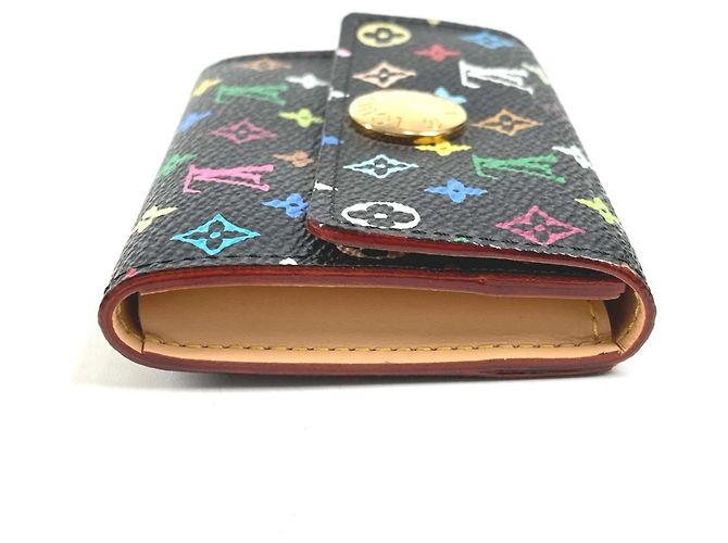 Louis Vuitton Monogram Multicolore Coin Purse Black Multiple colors - view 3