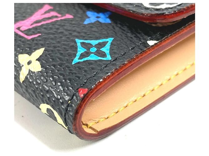 Louis Vuitton Monogram Multicolore Coin Purse Black Multiple colors - view 6