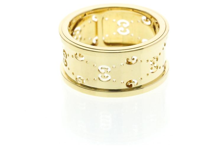 Anello Icon Twirl Gucci in oro giallo 18K D'oro - vista 3