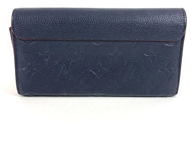Lange Brieftasche Monogram Empreinte Louis Vuitton Rot Marineblau - Ansicht 2