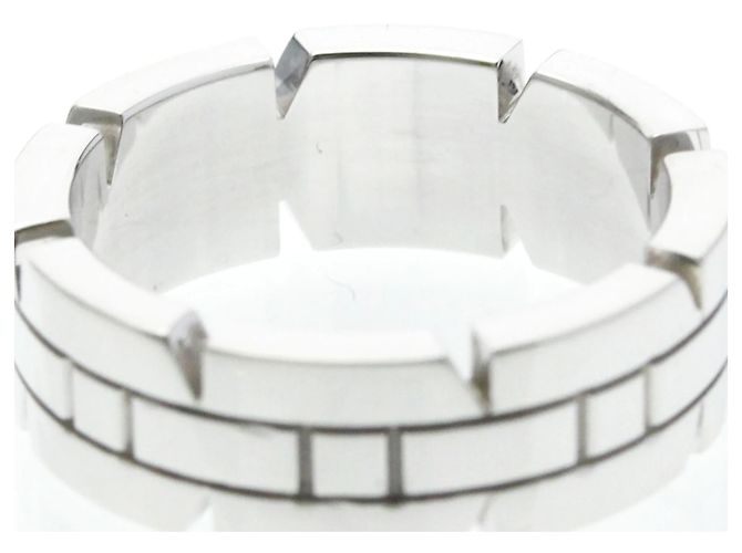 Cartier Tank Française Diamantbandring Silber - Ansicht 7