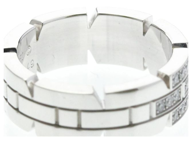 Cartier Tank Française Diamantbandring Silber - Ansicht 8