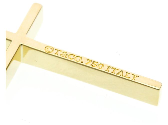 Tiffany & Co Collana Tiffany Cross in Oro Giallo (18K) D'oro - vista 8
