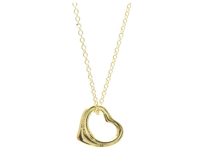 Tiffany & Co Collana Pendente Cuore Aperto Tiffany D'oro - vista 2