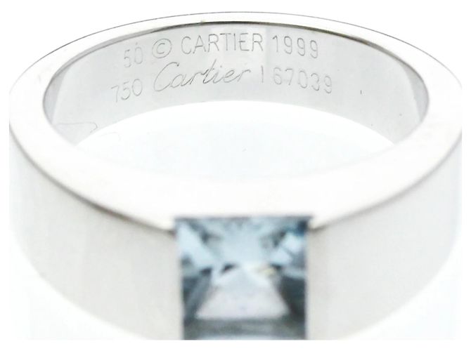 Cartier Tank Ring mit Aquamarin - Ansicht 5