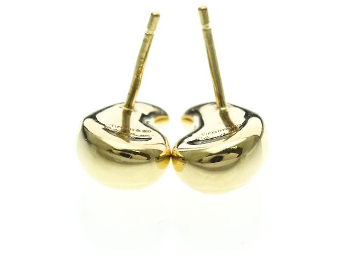 Tiffany & Co Orecchini a bottone in oro 18K a forma di goccia Tiffany D'oro - vista 2