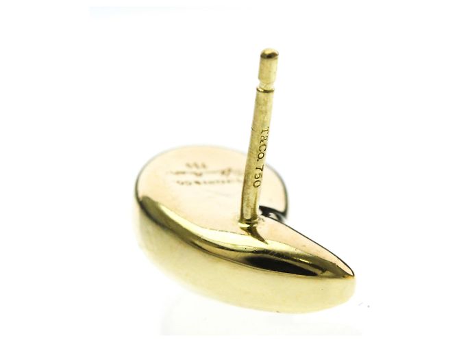 Tiffany & Co Orecchini a bottone in oro 18K a forma di goccia Tiffany D'oro - vista 7