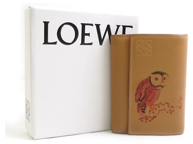 Loewe Dreifach-Brieftasche aus Kamel-Leder - Ansicht 8