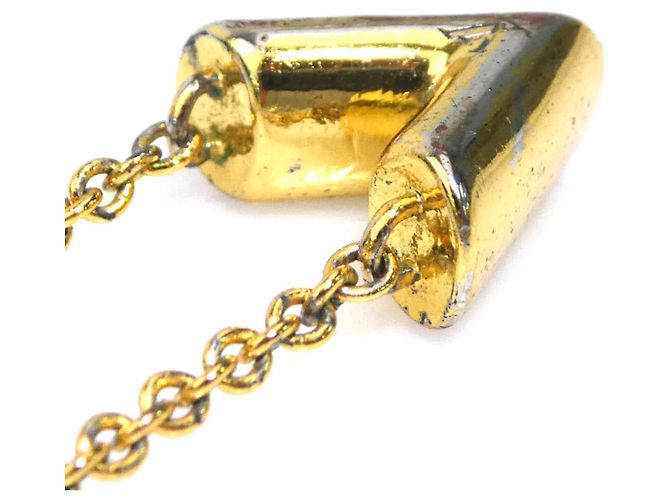 Louis Vuitton Essential V Metallgold-Halskette Golden - Ansicht 4