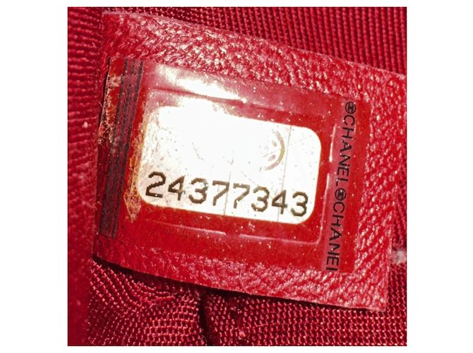 Timeless Borsa a spalla in pelle rossa Chanel Rosso - vista 13
