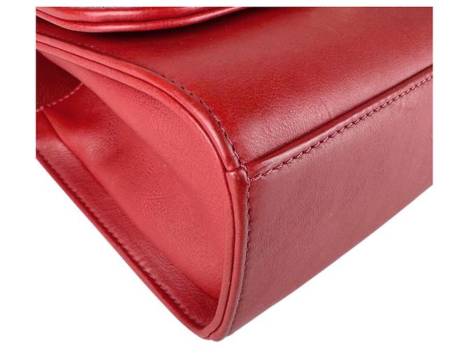 Timeless Borsa a spalla in pelle rossa Chanel Rosso - vista 8
