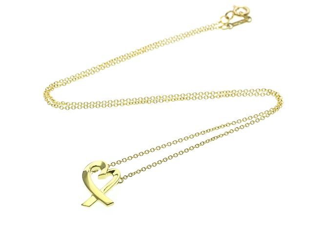 Tiffany & Co Collana Pendente Cuore Amante Tiffany D'oro - vista 13