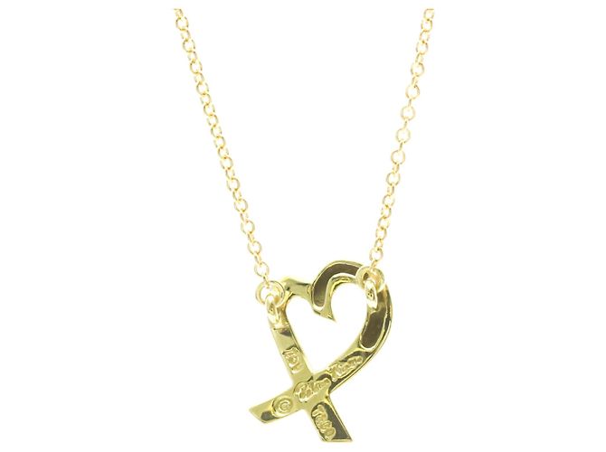 Tiffany & Co Collana Pendente Cuore Amante Tiffany D'oro - vista 2