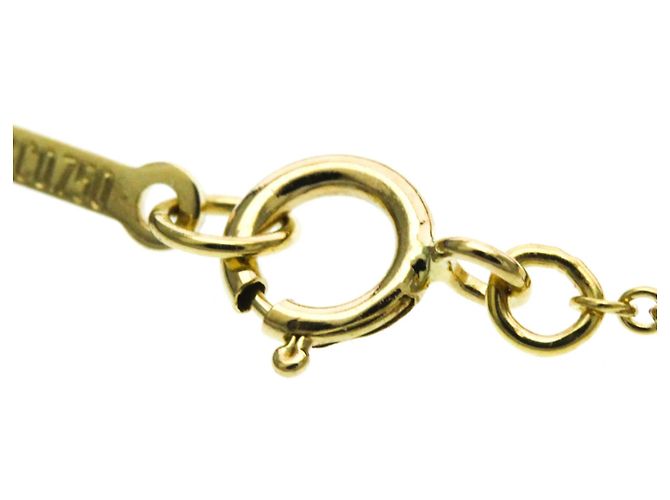 Tiffany & Co Collana con pendente a croce in oro giallo 18K Tiffany D'oro - vista 10
