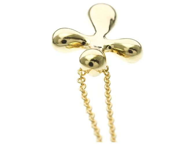 Tiffany & Co Collana con pendente a croce in oro giallo 18K Tiffany D'oro - vista 6