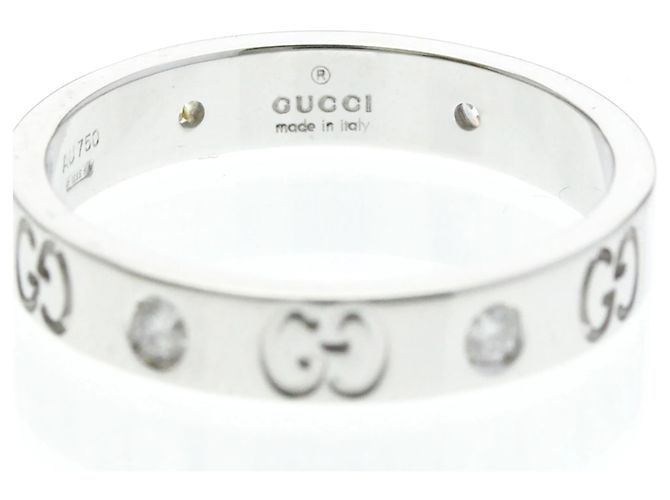 Anello in oro 18K con diamanti Gucci Icon D'oro - vista 5