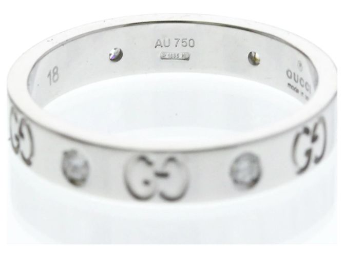 Anello in oro 18K con diamanti Gucci Icon D'oro - vista 6
