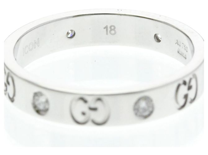 Anello in oro 18K con diamanti Gucci Icon D'oro - vista 7