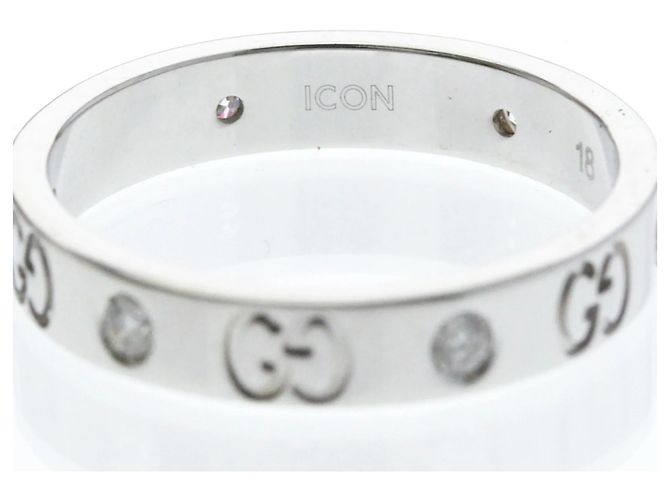 Anello in oro 18K con diamanti Gucci Icon D'oro - vista 8