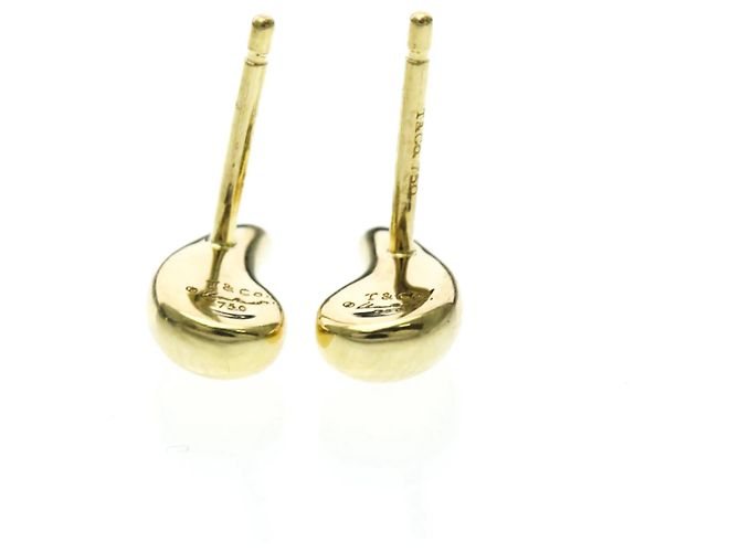 Tiffany & Co Orecchini a bottone in oro a forma di goccia Tiffany D'oro - vista 10