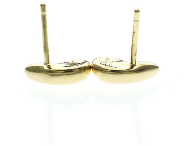 Tiffany & Co Orecchini a bottone in oro a forma di goccia Tiffany D'oro - vista 11