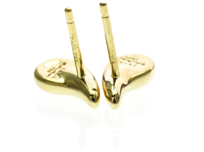 Tiffany & Co Orecchini a bottone in oro a forma di goccia Tiffany D'oro - vista 12