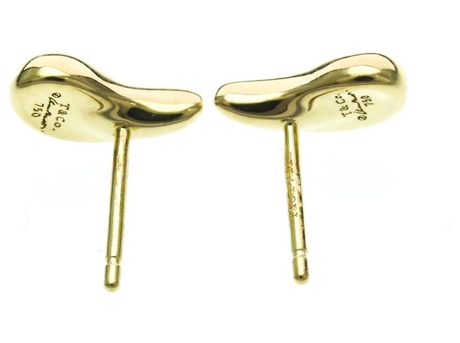 Tiffany & Co Orecchini a bottone in oro a forma di goccia Tiffany D'oro - vista 6