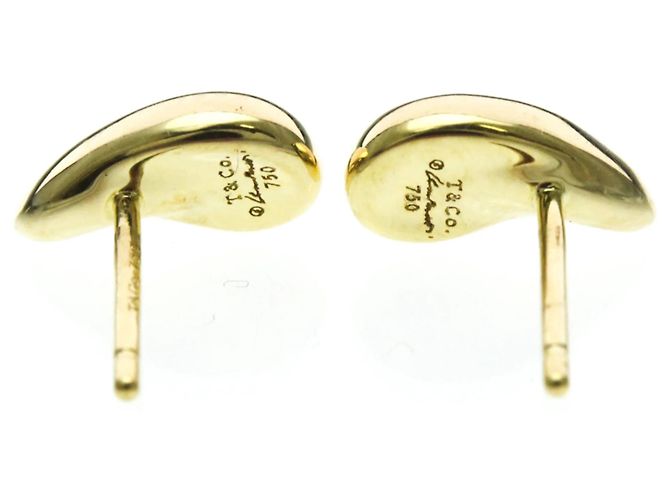 Tiffany & Co Orecchini a bottone in oro a forma di goccia Tiffany D'oro - vista 8