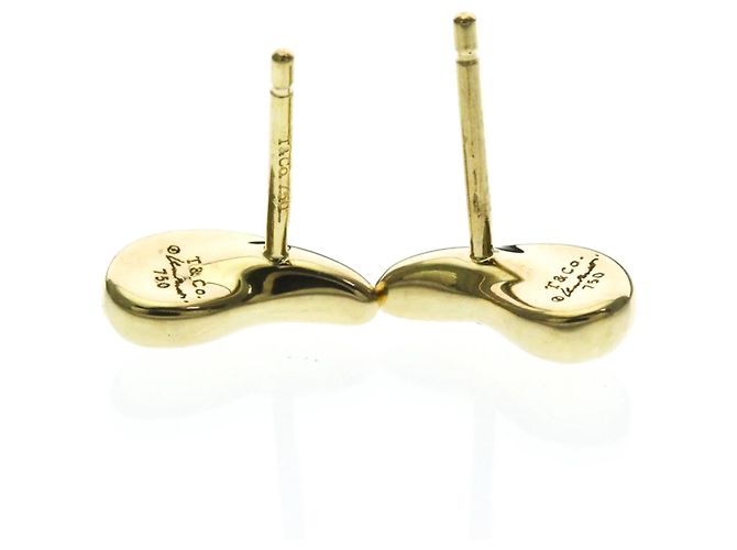 Tiffany & Co Orecchini a bottone in oro a forma di goccia Tiffany D'oro - vista 9