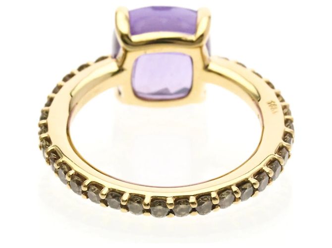 Pomellato Nudo Ring aus Roségold mit Amethyst und Diamanten Golden - Ansicht 3