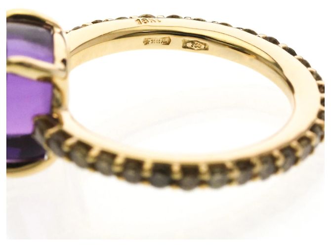 Pomellato Nudo Ring aus Roségold mit Amethyst und Diamanten Golden - Ansicht 6