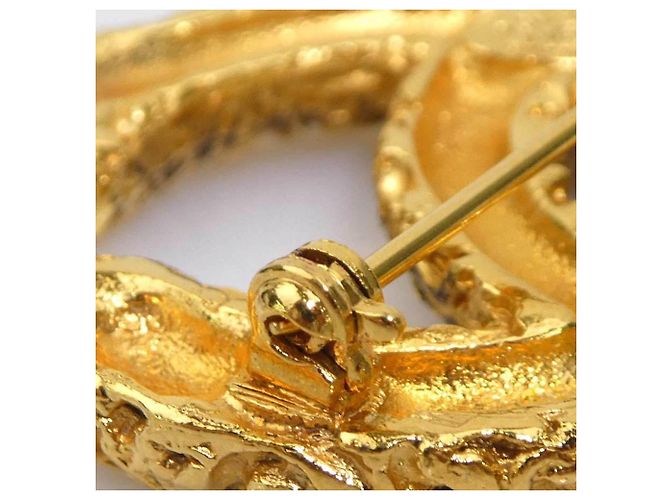 Spilla in metallo dorato Chanel D'oro - vista 8