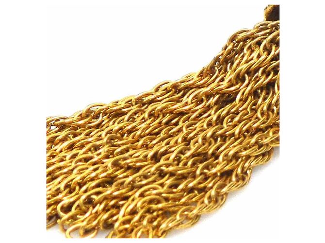 Spilla in metallo dorato Chanel D'oro - vista 9