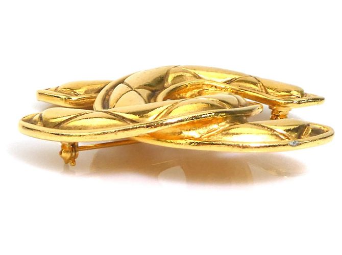 Spilla in metallo dorato Chanel D'oro - vista 4
