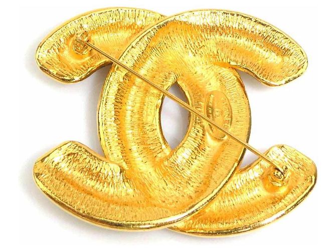 Spilla in metallo dorato Chanel D'oro - vista 5