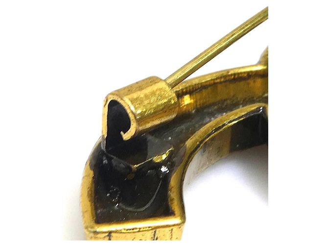 Chanel Gold- und Silberbrosche Golden - Ansicht 7