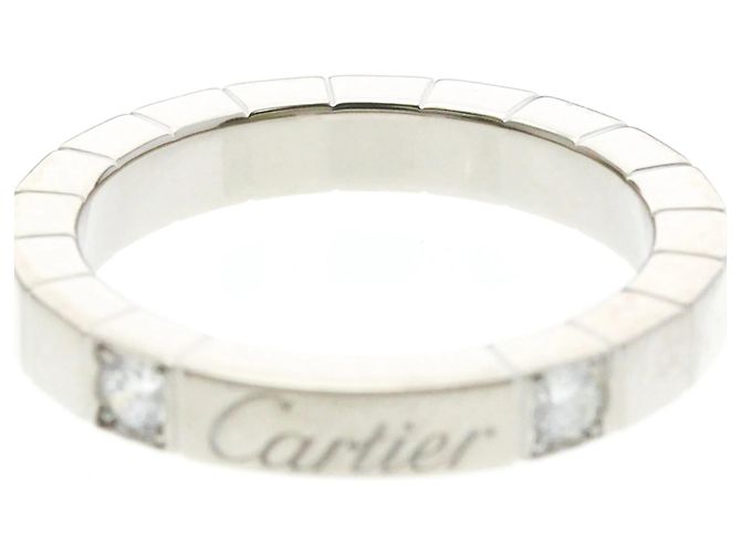 Cartier Lanieres Ring mit 2 Diamanten Silber - Ansicht 5