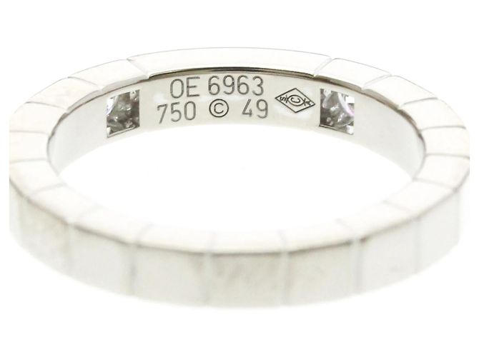 Cartier Lanieres Ring mit 2 Diamanten Silber - Ansicht 7
