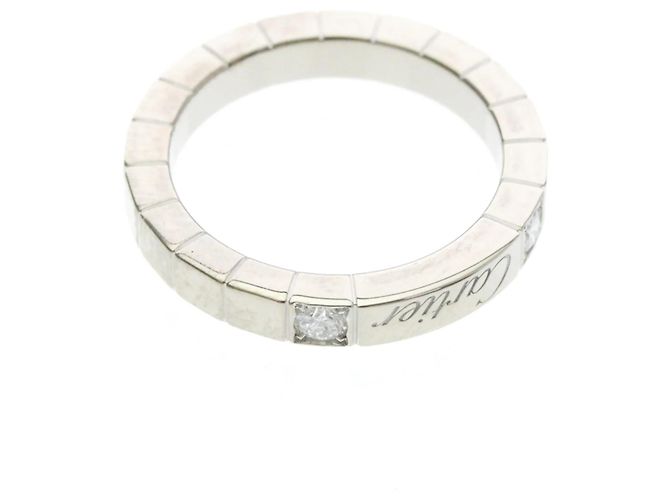 Cartier Lanieres Ring mit 2 Diamanten Silber - Ansicht 9