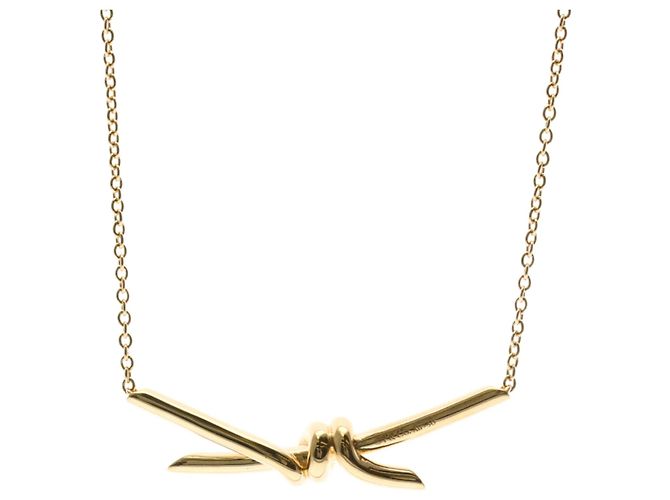 Tiffany & Co Collana Tiffany Knot in oro rosa D'oro - vista 2
