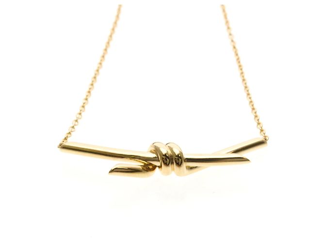 Tiffany & Co Collana Tiffany Knot in oro rosa D'oro - vista 4