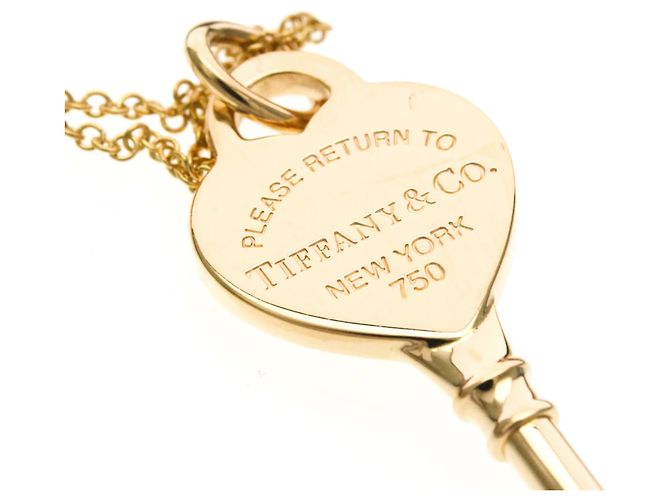 Tiffany & Co Collana chiave a cuore Return to Tiffany in oro rosa - vista 7