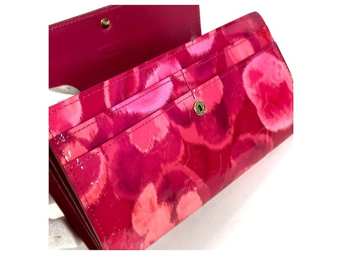 Cartera larga Monogram Ikat Flower Louis Vuitton Rosa - vista 12