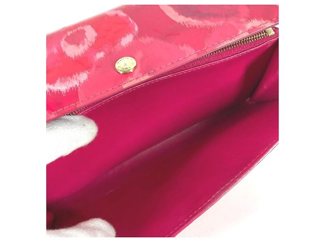Cartera larga Monogram Ikat Flower Louis Vuitton Rosa - vista 13