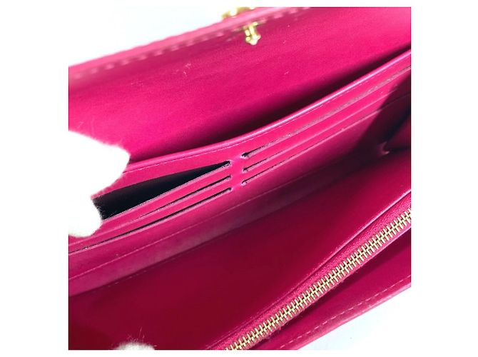 Cartera larga Monogram Ikat Flower Louis Vuitton Rosa - vista 14